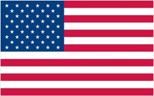 STICKER DRAPEAU AMERICAIN ETATS UNIS USA AUTOCOLLANT UA003