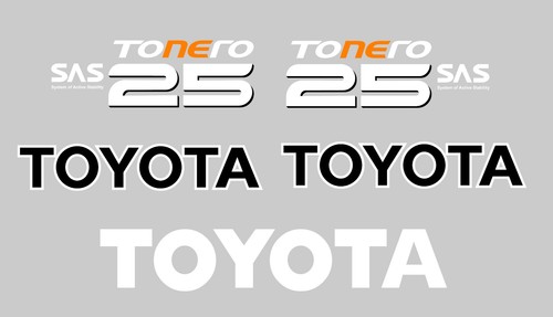 Autocollants toyota forklift - autocollants,