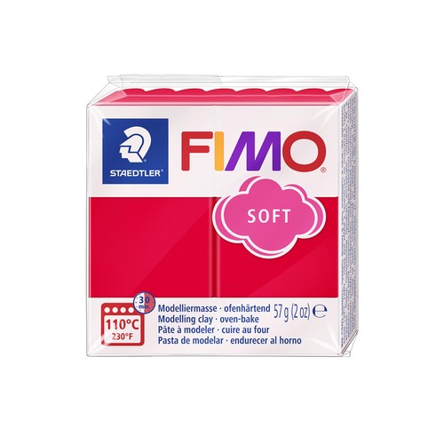 Fimo soft clay - clay,, red