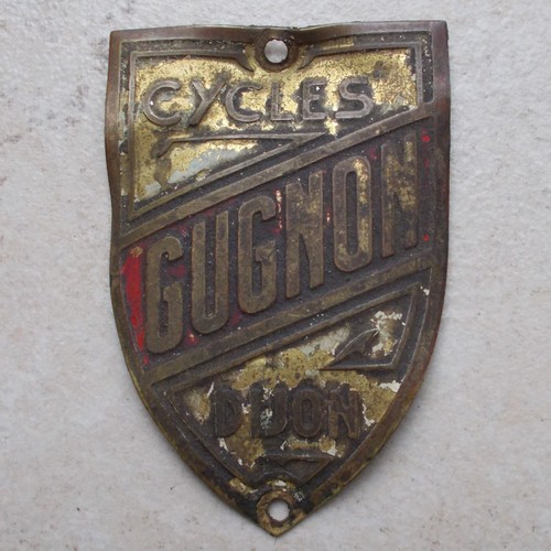 Ancienne plaque vélo - ancienne,