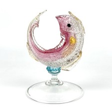 Murano 19ème Vase Poisson