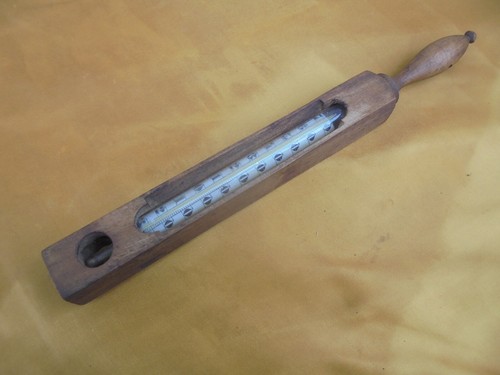Ancien thermometre cuve vin - ancien, de