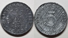 5 PFENNIG 1943 B ALLEMAGNE NAZI REICHSPFENNIG GERMANY