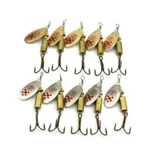 10 Pièces Leurre Pêche à Cuillères avec Une Lame De 10 x 7 G Tourner Fort Le ...