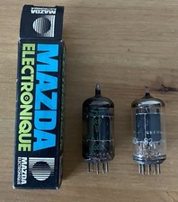 LAMPE MAZDA  ECC82 TUBE ÉLECTRONIQUE 12AU7 GF2