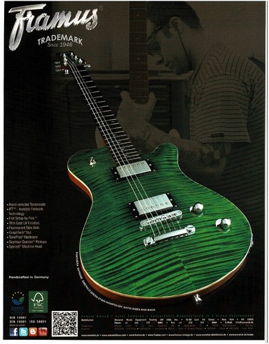 2012 framus panthera supreme - 2012,