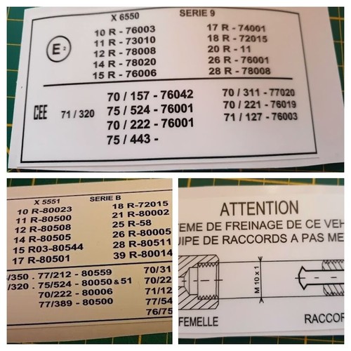 Autocollant matra compartiment - matra,