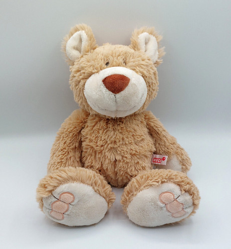 Peluche doudou ours beige