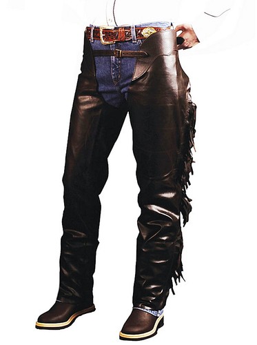 Chaps avec franges cuir - avec, en