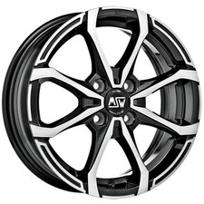 Jante alu MSW MSW X4 15" 5.5J 4x100 ET 36 60.1 GLOSS BLACK FULL POLISHED
