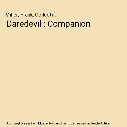 Daredevil companion miller - daredevil, companion,