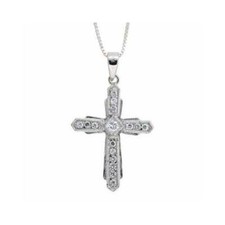 925 Argent Zircone Filigrane