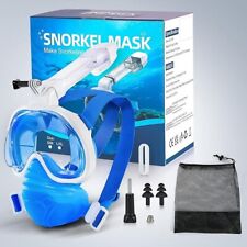 Masque de plongée intégral IMMEK, masques de plongée avec tuba à mécanisme respi