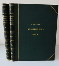 MEUBLES RELIGIEUX et CIVILS du MOYEN -AGE  LA RENAISSANCE ASSELINEAU/ RAMEE 1864