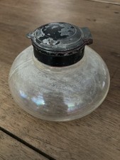 Encrier ancien verre - ancien,