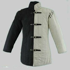 Veste à manches amovibles rembourrée cosplay costume Renaissance médiévale...