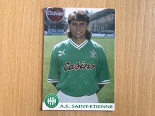 Carte dédicacée joueur ASSE