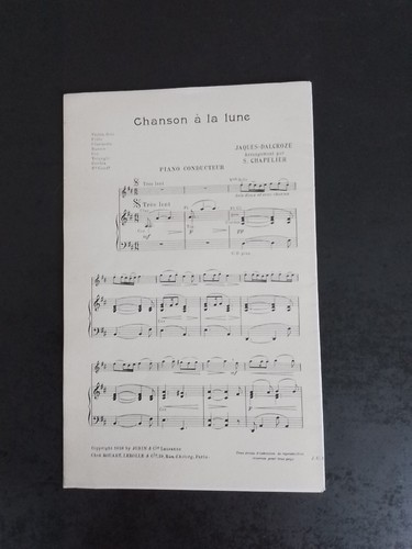 Partition ancienne piano - partition,