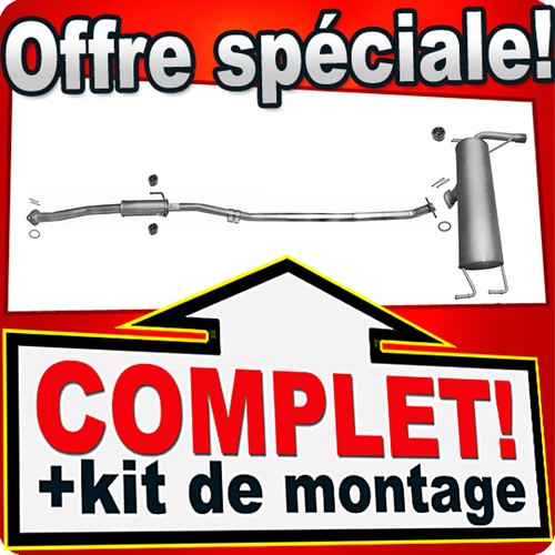 échappement pour toyota rav - pour, 4
