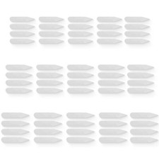 60 pcs Plastic White Collar