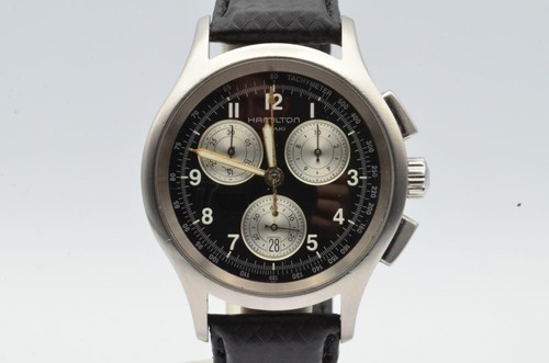 Hamilton kaki quartz - quartz, chrono