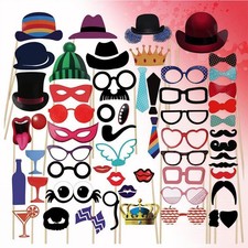  58 Pcs Photobooth Props