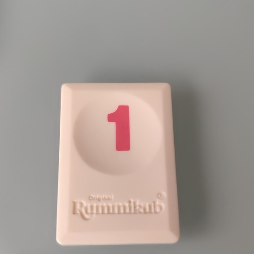 Tuile chiffre 1rouge - , rummikub