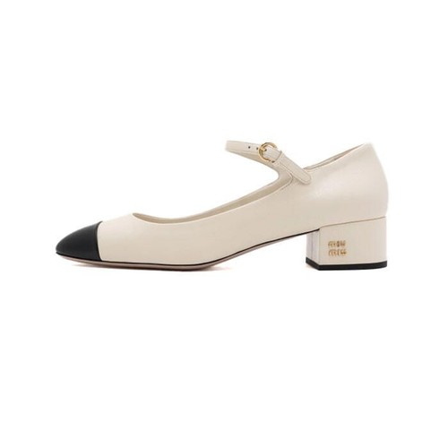 Miu escarpins cuir - escarpins, en