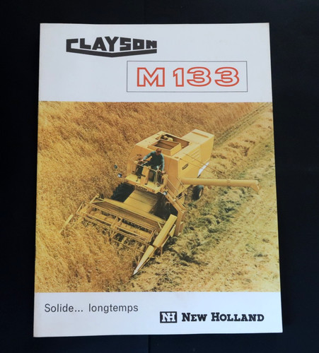 Clayson brochure moissonneuse - clayson,