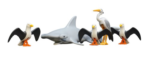 Playmobil requin mouettes