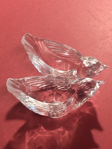 Deux oiseaux cristal - oiseaux,