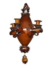 Lanterne en verre soufflé de