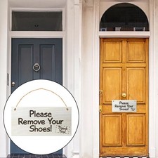 Panneau de bienvenue rustique en bois porte d'entrée suspendue artisanat corde