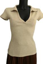 Extyn Top femme doré manches