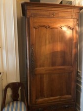 Bonnetière vendéenne Louis XV merisier, fin XVIIIe