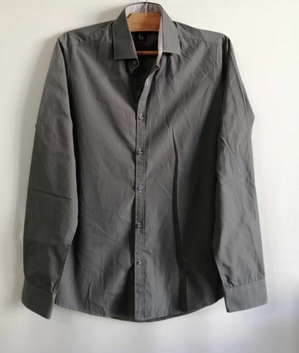 Chemise grise coton - , polyester