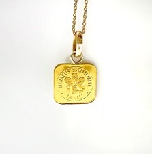 Vintage 24kt Gold bar pendant