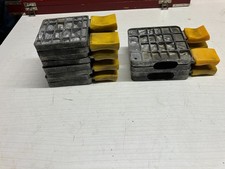 6 MOULES EN ALU POUR SOLDATS ETAIN OU PLOMB