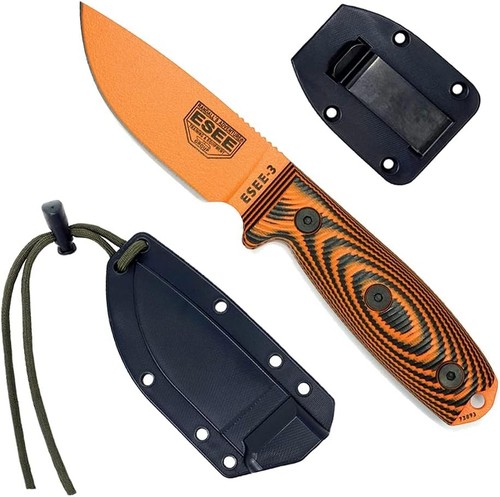 Esee fixed blade orange - fixed, 1095