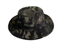 Bob adulte treillis noir pour