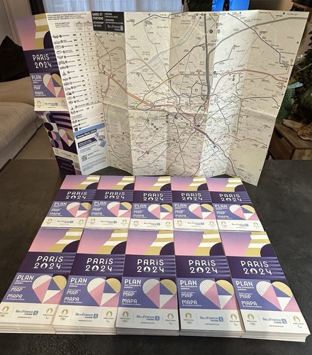 Map the paris - of, olympic