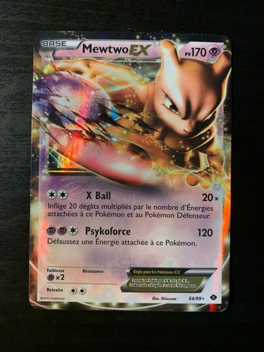 Carte pokémon mewtwo - pokémon, ex
