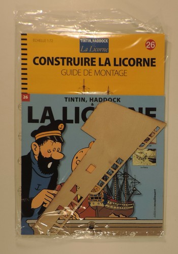 Tintin construire licorne - tintin,
