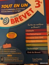 livres brevet 3ème ''tout en un'' hachette édition