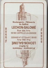 JEU DE 32 CARTES  : BOULANGERIE PATISSERIE LECHON SALOME