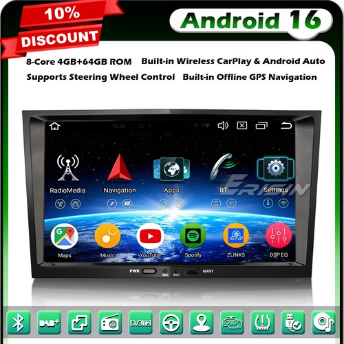 Android 64go autoradio - 16, 4+64go