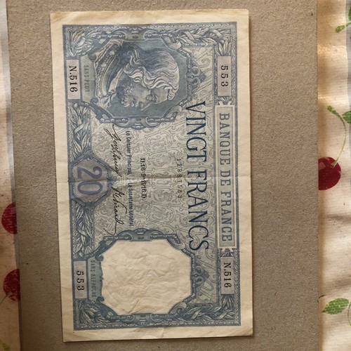 Billet banque francs bayard - billet, 20