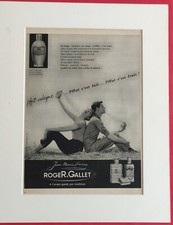 Publicité de presse: Parfum ROGER & GALLET Jean Marie FARINA  1959