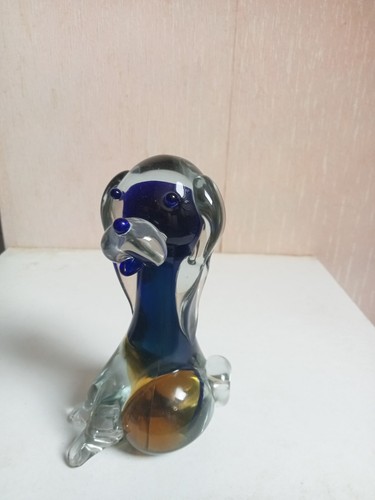 Statuette chien verre - chien,