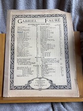 Gabriel Fauré Ballade opus 19